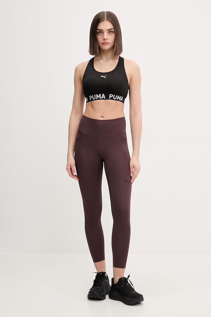 Puma leggins de antrenament Essentials 525899 maro SS26