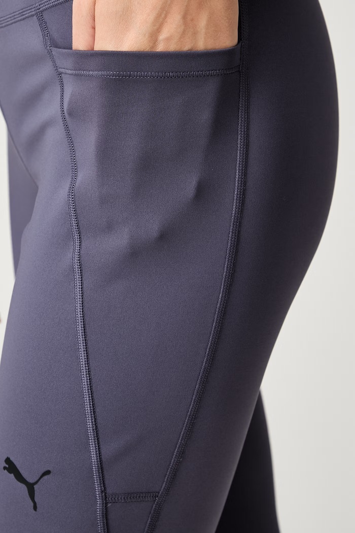 Puma športové legíny dámske Essential Bootcut fialová 525902