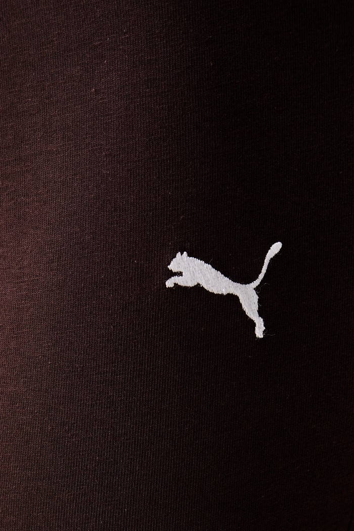 Puma αθλητικό κολάν γυναικεία βαμβακερά με ελαστάν Flared Leggings καφέ 631542