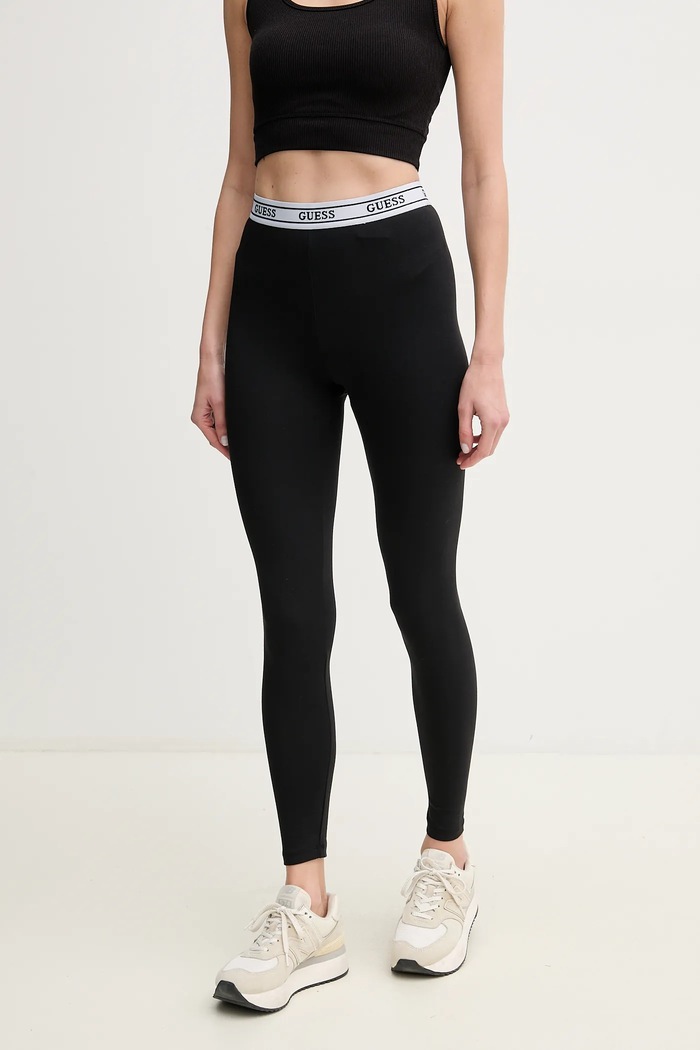 Guess colanti ALINE tricotaj negru V5GB04.KCSA2