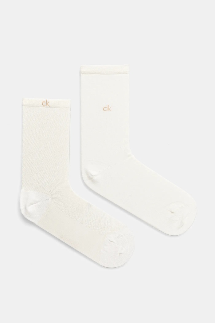 Calvin Klein skarpetki 2-pack skarpetki długie biały 701231377
