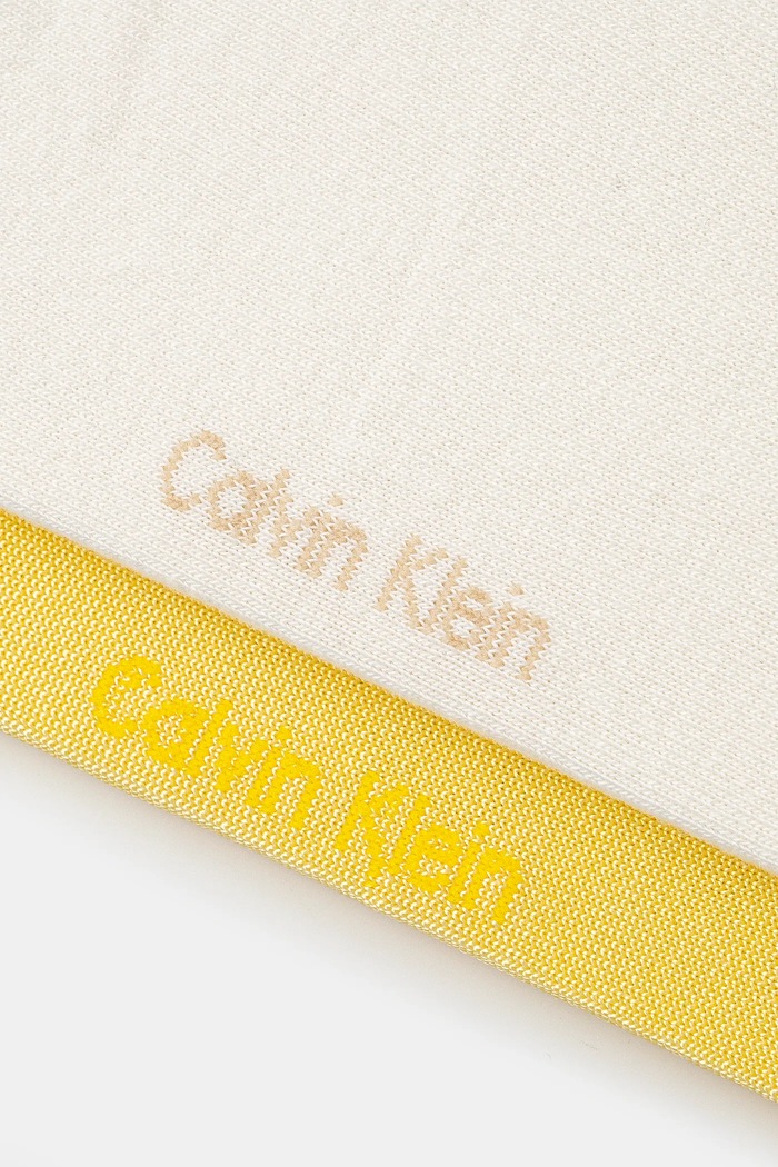 Calvin Klein skarpetki 2-pack 701231377 żółty AW25