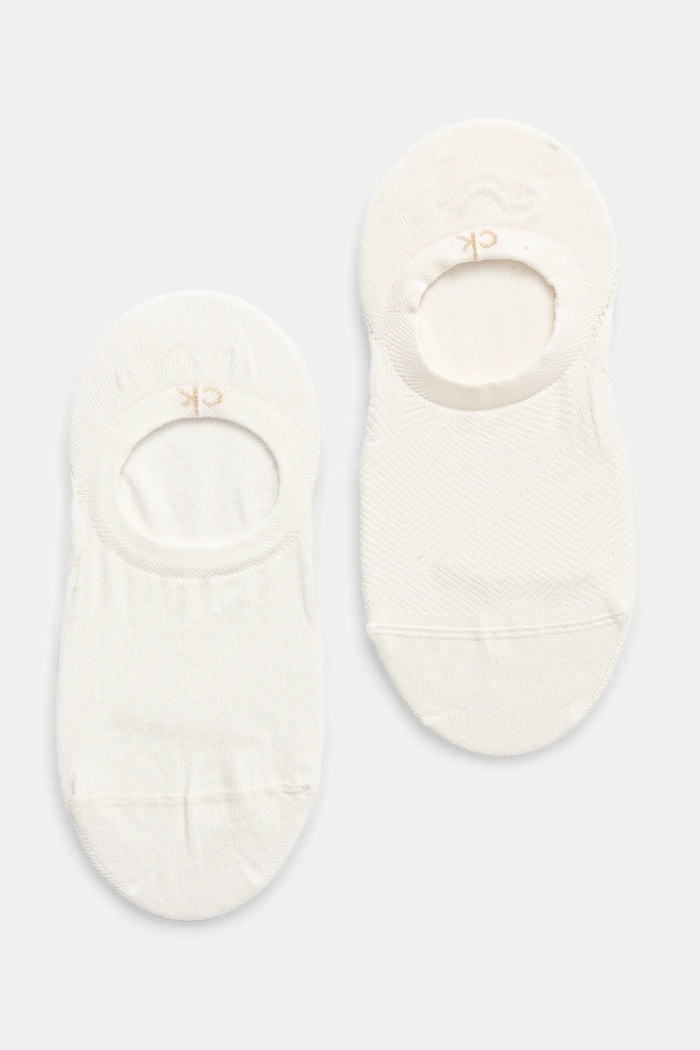 Ponožky Calvin Klein 2-pack krátké ponožky bílá 701232644
