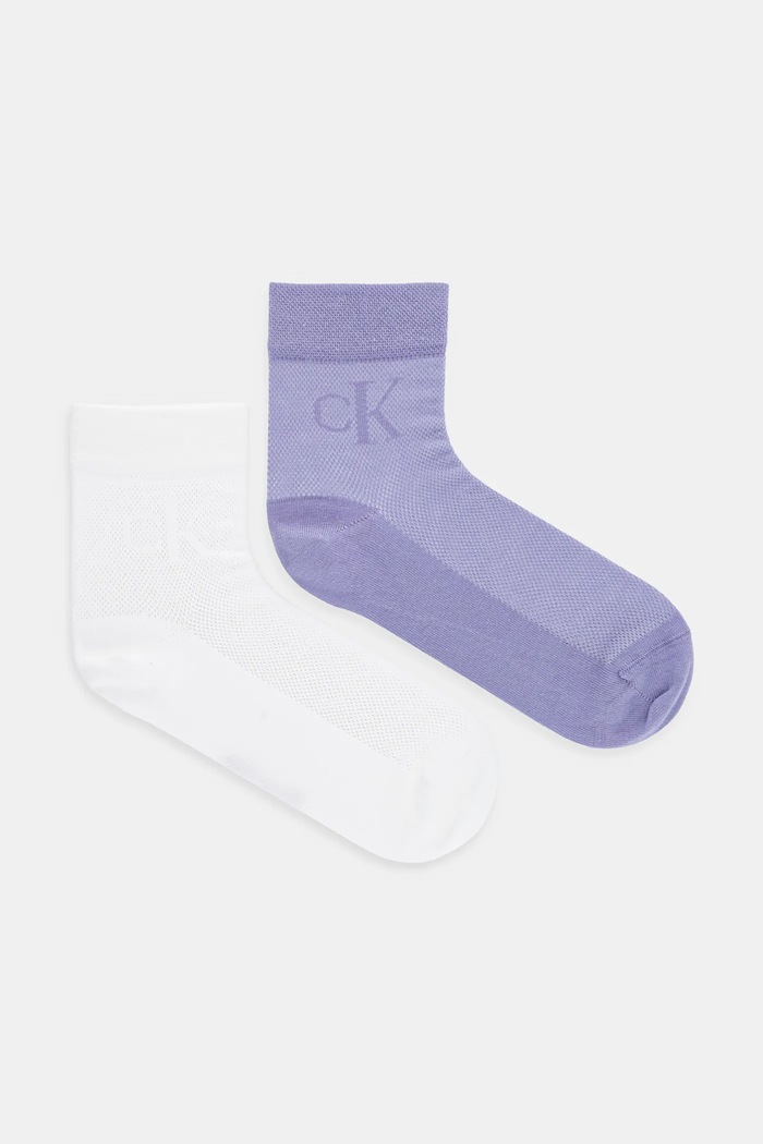 Calvin Klein Jeans sosete 2-pack sosete lungi violet 701231400