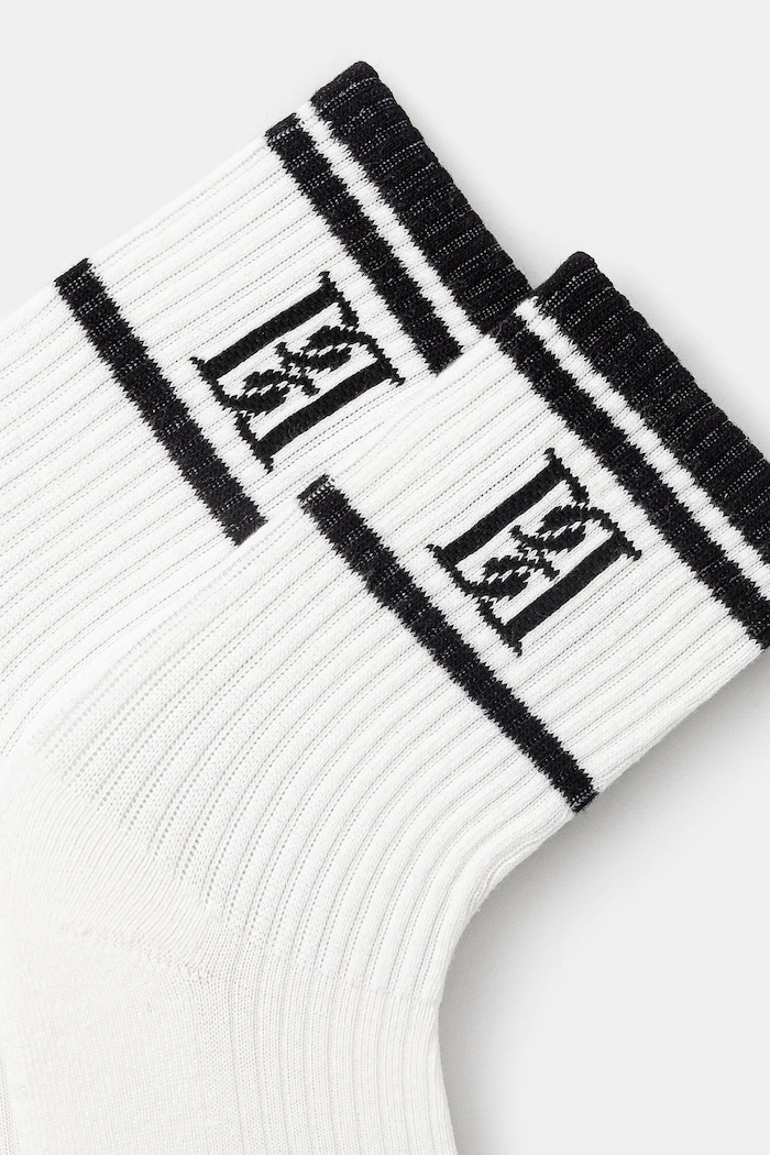 By Malene Birger calzini LEILANA 103134 bianco SS25