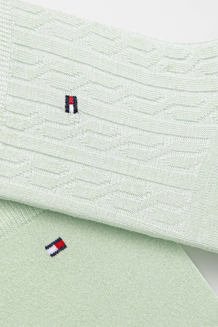Tommy Hilfiger skarpetki 2-pack 701232608 zielony SS25