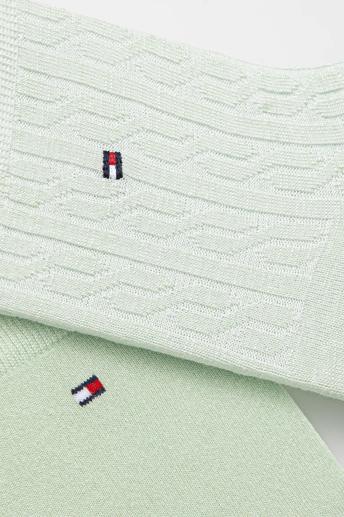 Tommy Hilfiger skarpetki 2-pack 701232608 zielony SS25