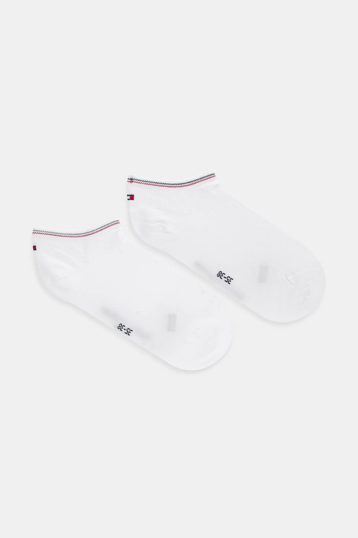Tommy Hilfiger κάλτσες γυναικείες 2-pack κοντές κάλτσες λευκό 701233234