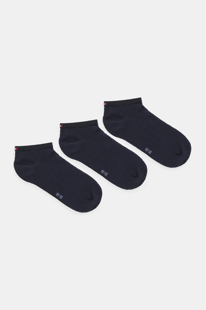 Tommy Hilfiger zokni 3 pár rövid zokni sötétkék 701233829