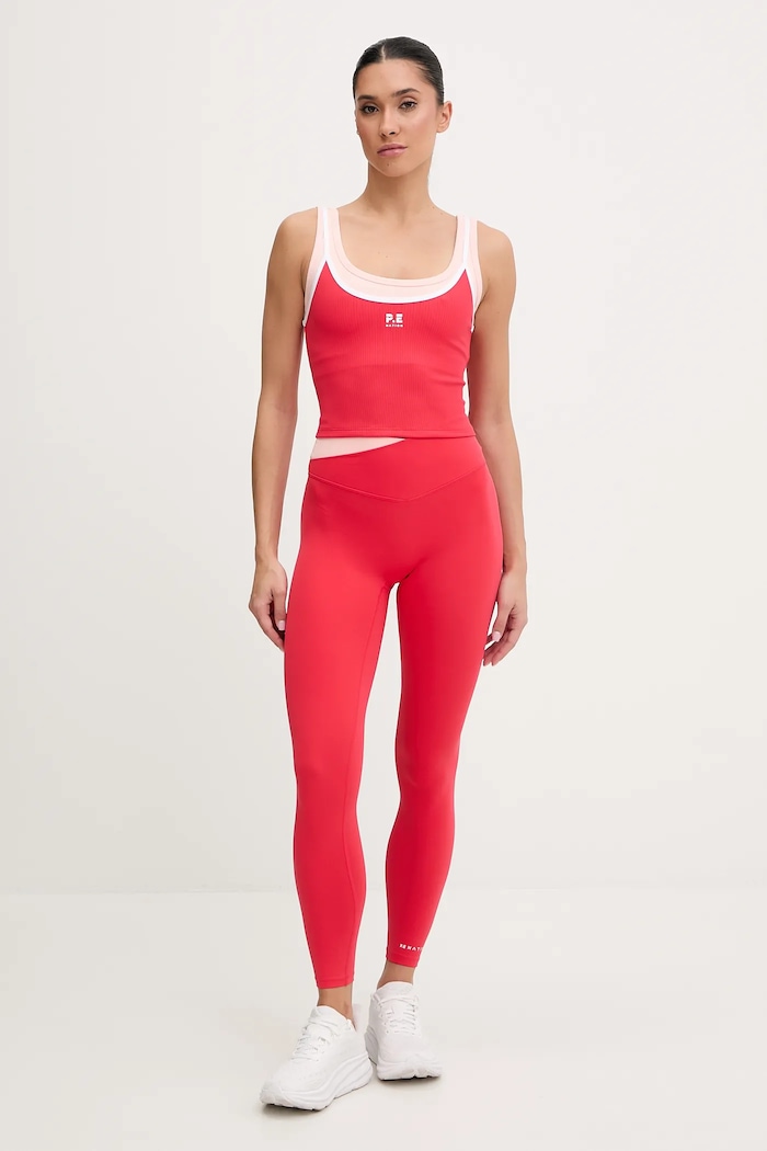 P.E Nation colanți sport pentru femei Wander 251G088 roz SS26