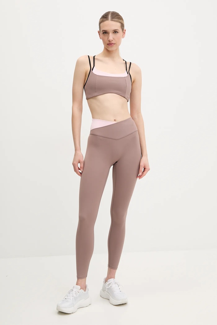 P.E Nation colanți sport pentru femei Wander 251G088 maro SS26