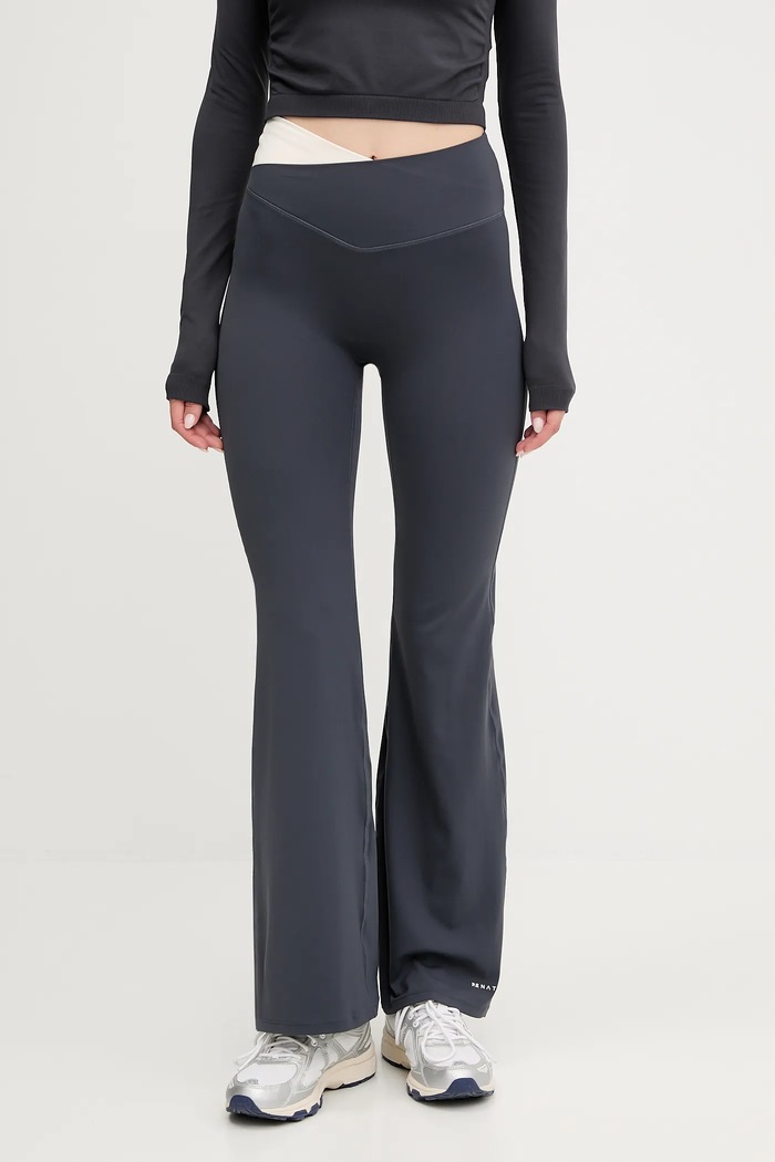 P.E Nation legginsy treningowe Wander wzorzyste granatowy 252G131
