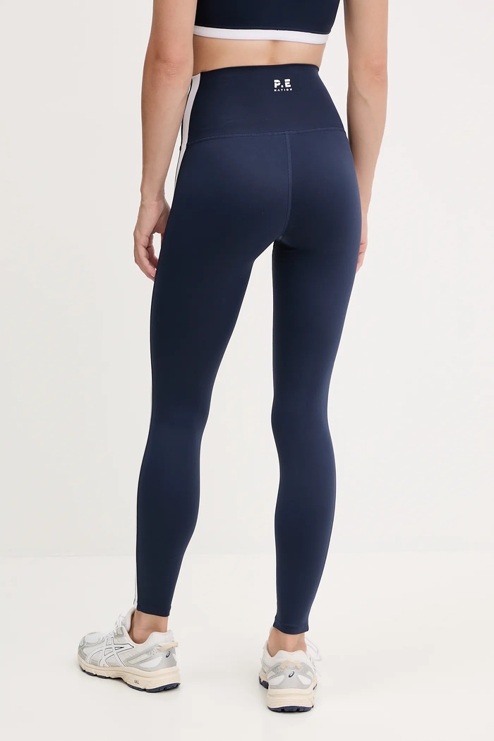 Odzież P.E Nation Legginsy sportowe damskie Highgate 252G089 granatowy