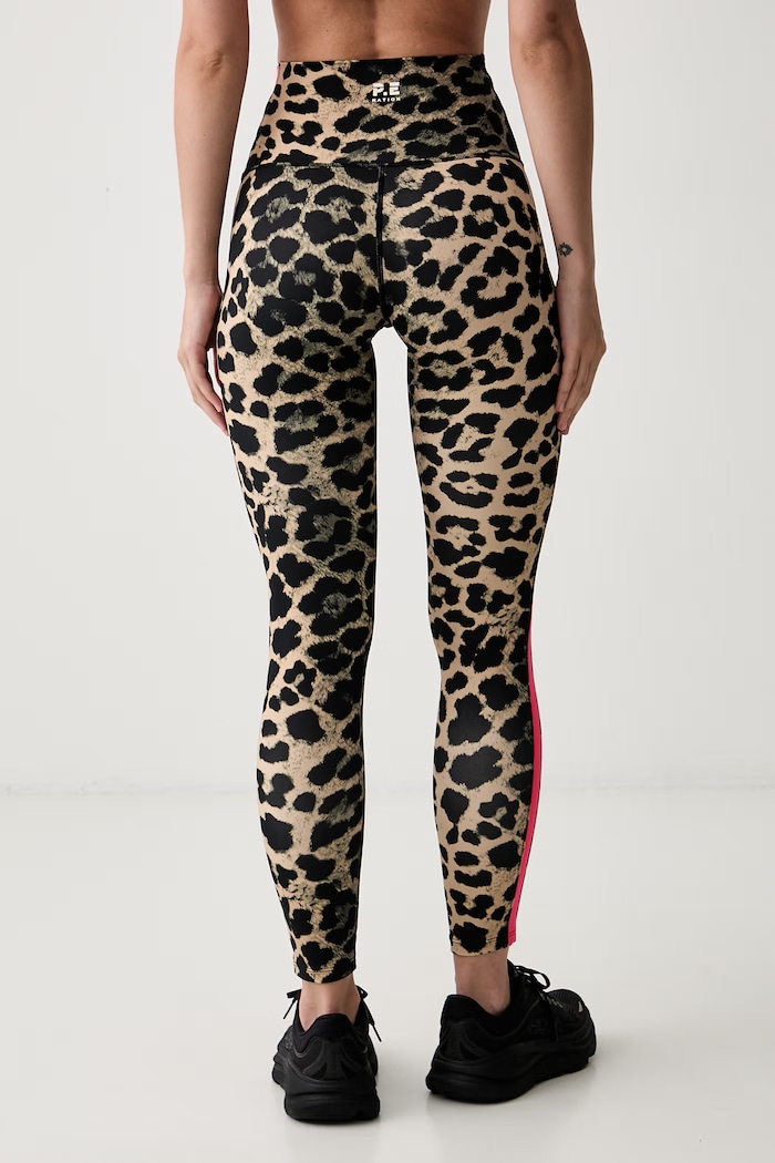 Odzież P.E Nation legginsy sportowe damskie Highgate 252G089 beżowy