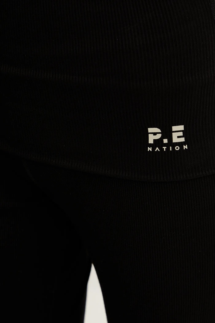 P.E Nation legginsy Social club czarny 252G053