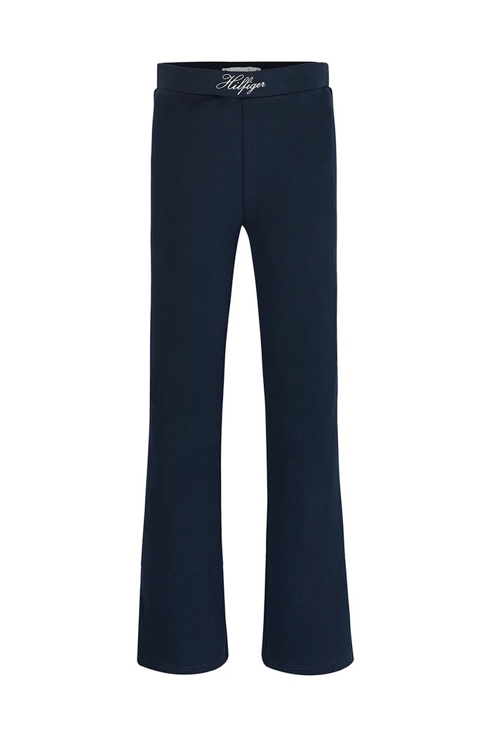Tommy Hilfiger legginsy dziecięce KG0KG08301.128.176.PPYA granatowy SS25