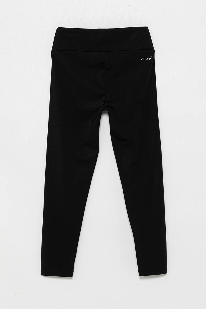EA7 Emporio Armani legginsy dziecięce 7G000034.AF12625 czarny SS25