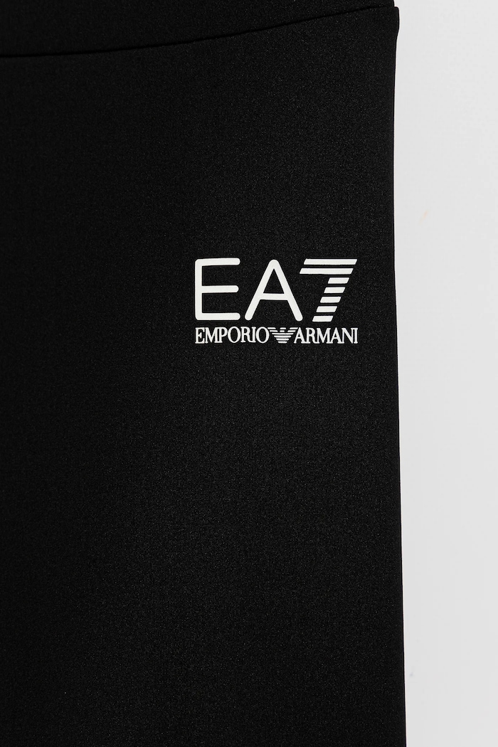 Dziewczynka EA7 Emporio Armani legginsy dziecięce 7G000034.AF12625 czarny