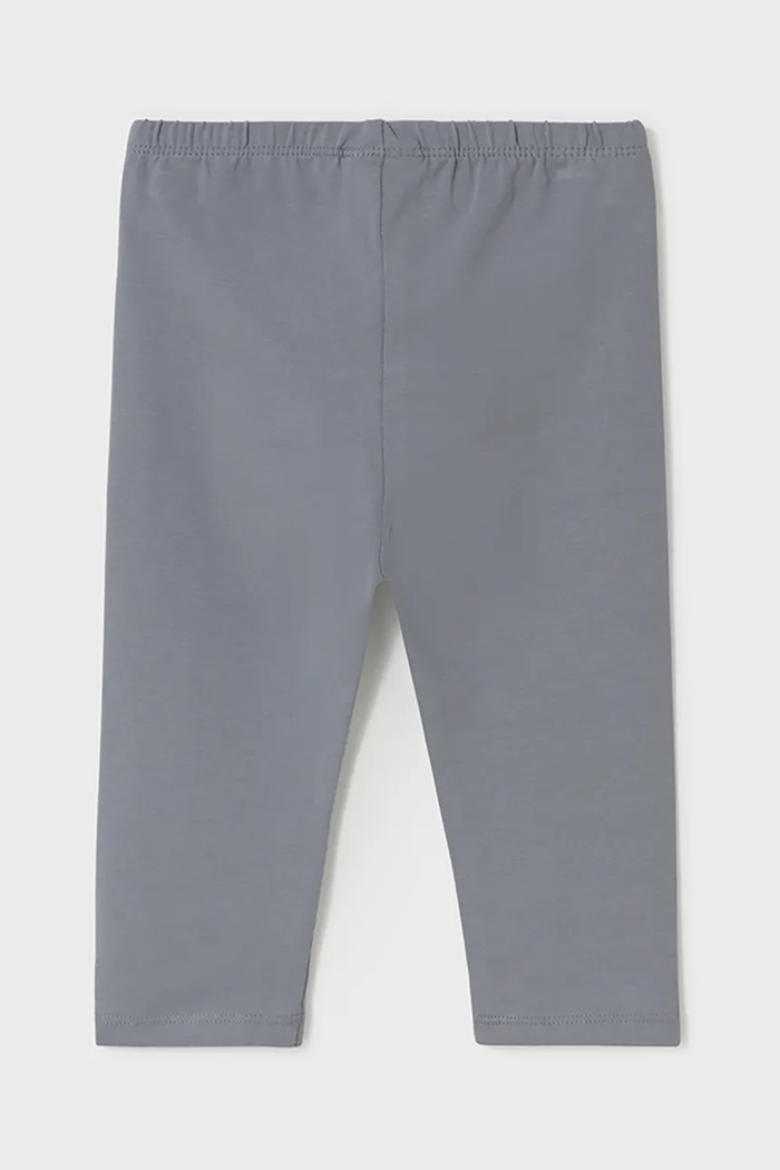 Mayoral legginsy bawełniane niemowlęce 703.4D.Baby.PPYA szary SS25