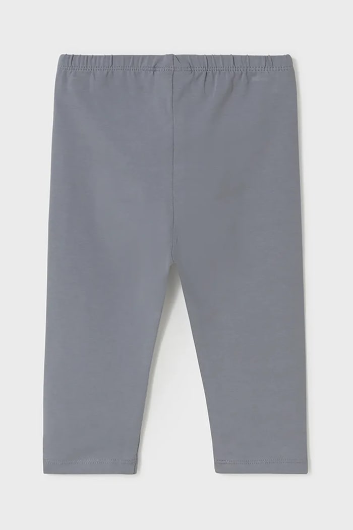 Mayoral legginsy bawełniane niemowlęce 703.4D.Baby.PPYA szary SS25