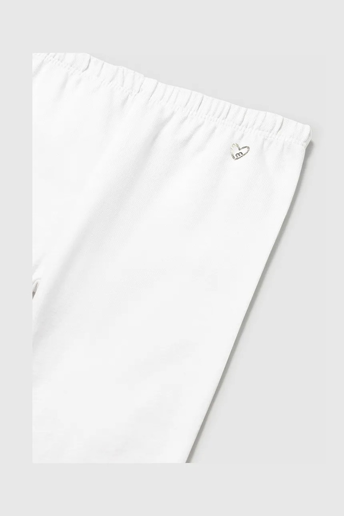 Fete Mayoral leggins copii 706.4H.Baby.PPYA alb