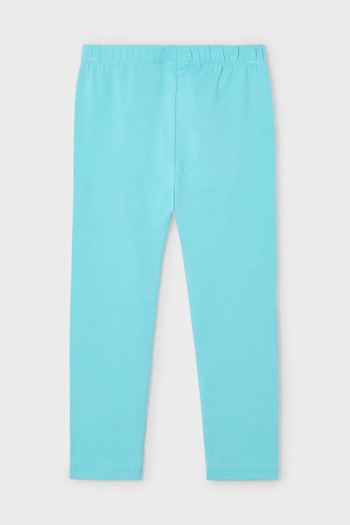 Mayoral legginsy dziecięce 748.6N.Mini.PPYA turkusowy SS25