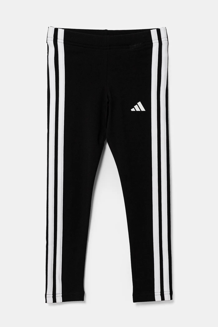 Detské legíny adidas s elastanom čierna JE0313