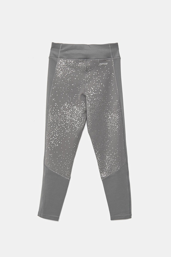 adidas legginsy dziecięce JC7439 szary SS25