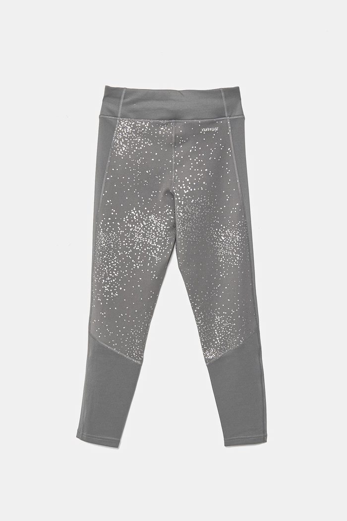 adidas legginsy dziecięce JC7439 szary SS25