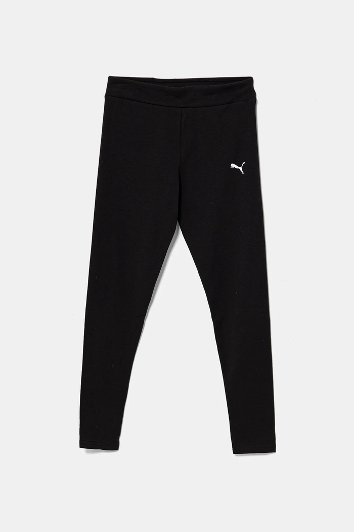 Detské legíny Puma ESS Leggings s elastanom čierna 684903