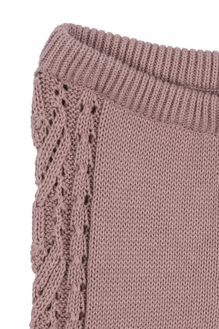 Konges Sløjd legginsy dziecięce CABBY PANTS GOTS GOTS KS102416 różowy SS25