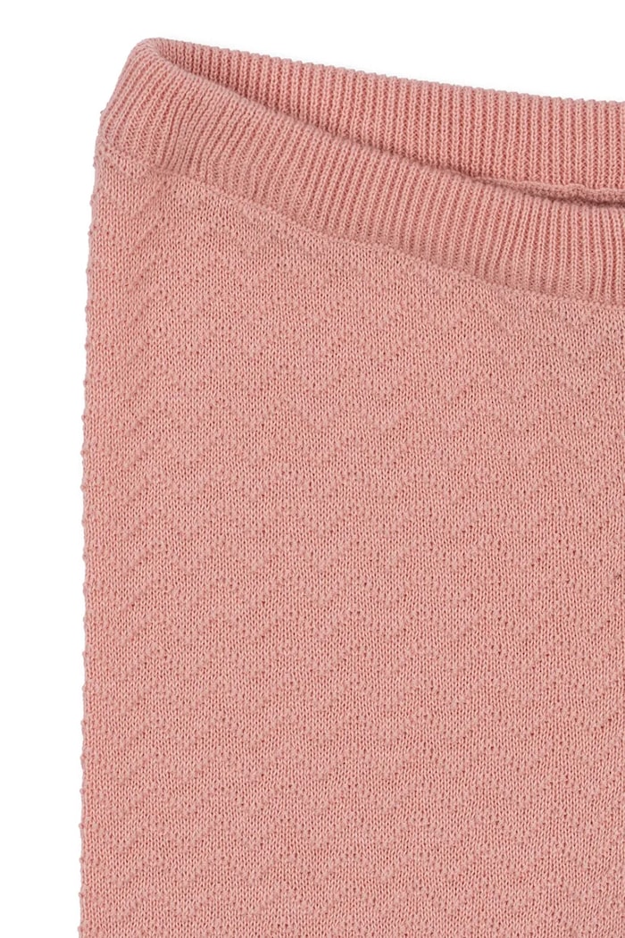 Dziewczynka Konges Sløjd legginsy bawełniane dziecięce CYPRES PANTS GOTS KS102418 różowy