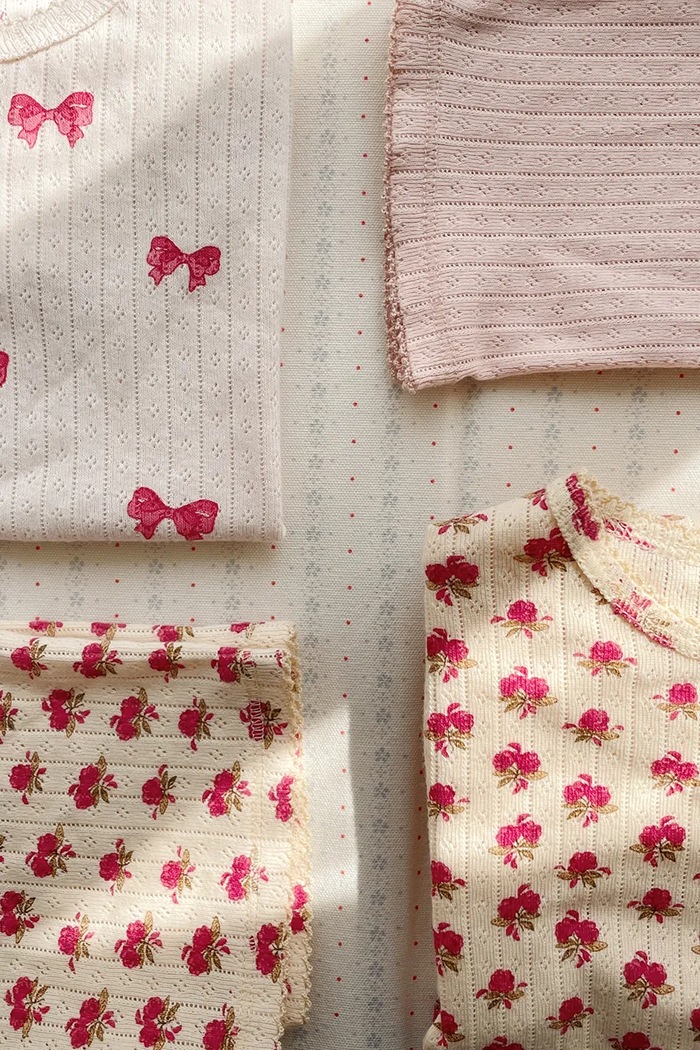 Legíny Konges Sløjd MINNIE SHORT LEGGING GOTS KS103149 růžová