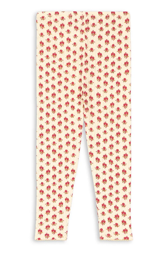 Konges Sløjd legginsy MINNIE PANTS GOTS KS103395 beżowy SS25