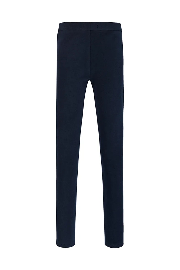 Dievča Detské bavlnené legíny Tommy Hilfiger KG0KG08421.128.176.PPYA tmavomodrá