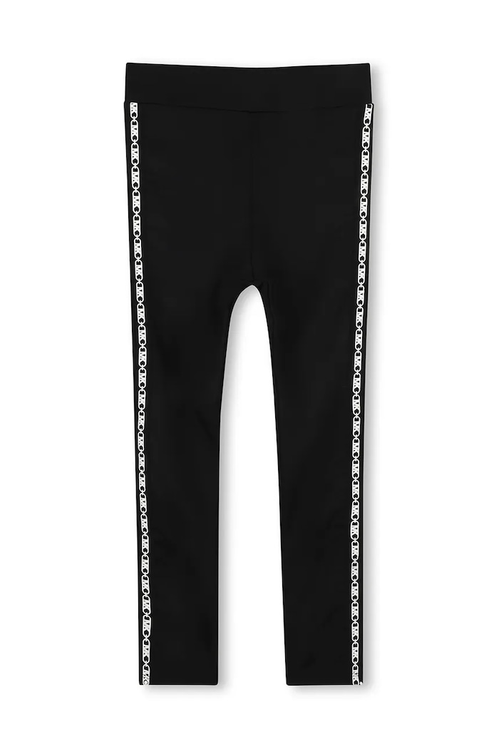Detské legíny Michael Kors s elastanom čierna R30408.102.108