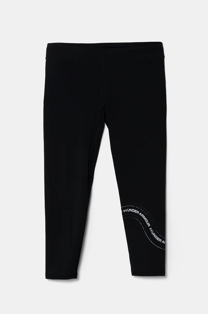 Dječje tajice Under Armour Motion Branded Ankle Leg print crna 1390084