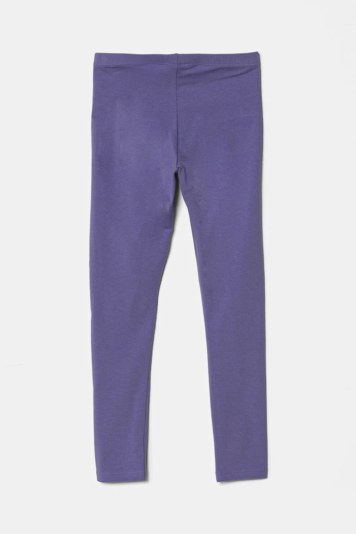 United Colors of Benetton legginsy dziecięce 3MT1CF02G.G.Season.PPYA fioletowy SS25