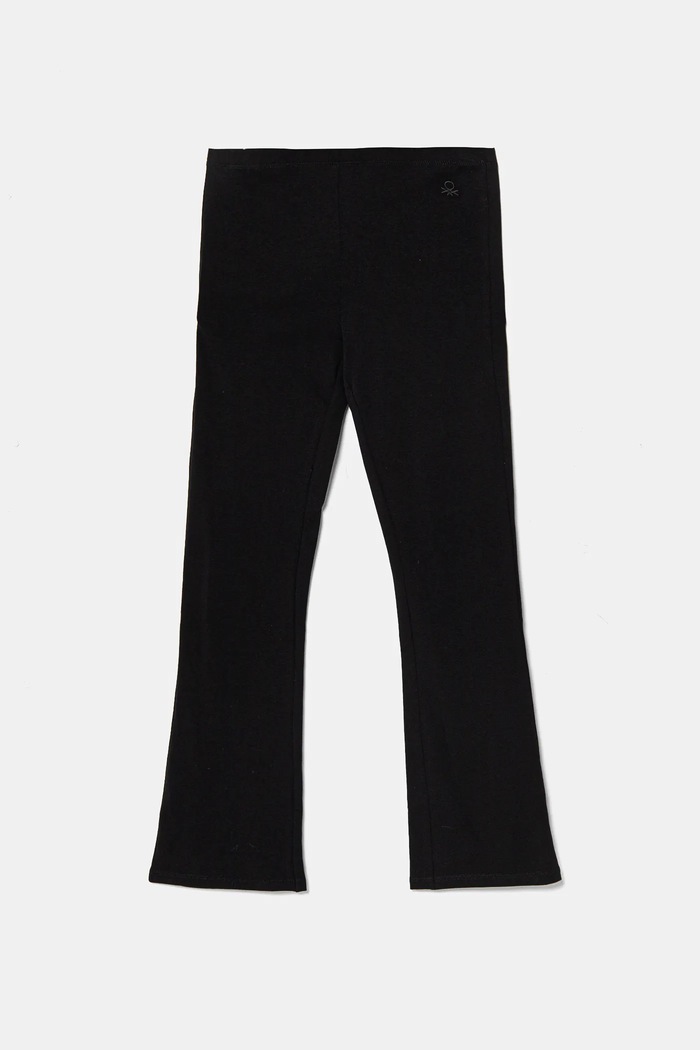 United Colors of Benetton legginsy dziecięce z elastanem czarny 3MT1CF037.G.Reprop.PPYA