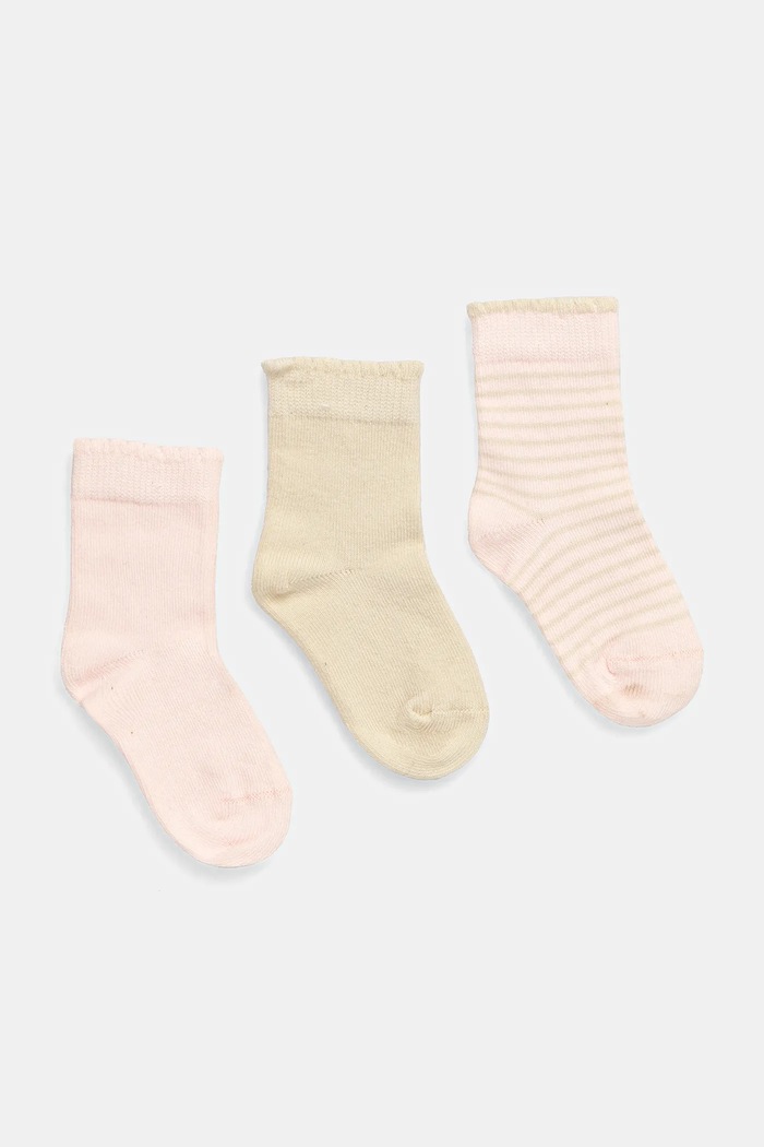 United Colors of Benetton skarpetki niemowlęce 2-pack skarpetki długie różowy 6AO30703Y.G.W.Seasonal