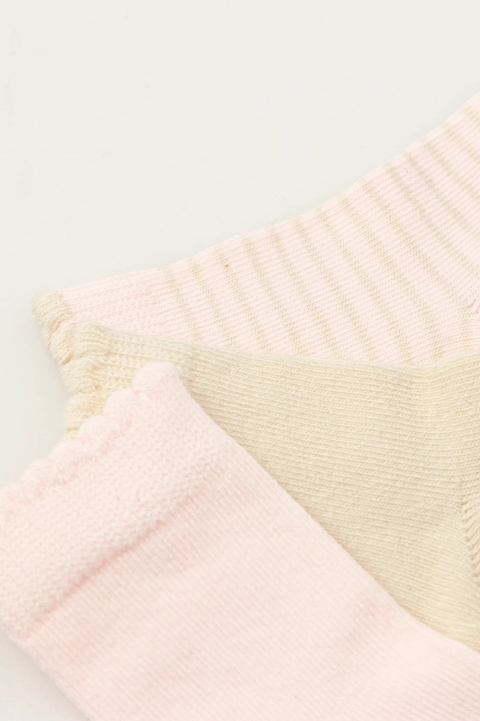United Colors of Benetton skarpetki niemowlęce 2-pack 6AO30703Y.G.W.Seasonal różowy SS25