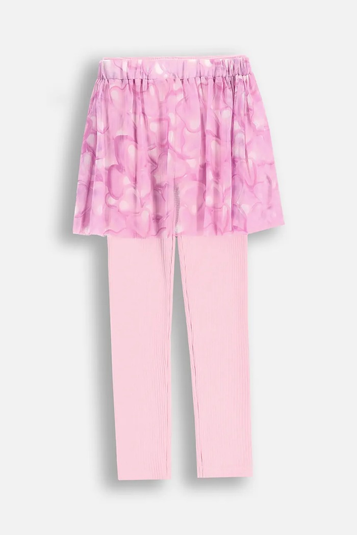 Coccodrillo leggings per bambini WC5122401CGK rosa SS25