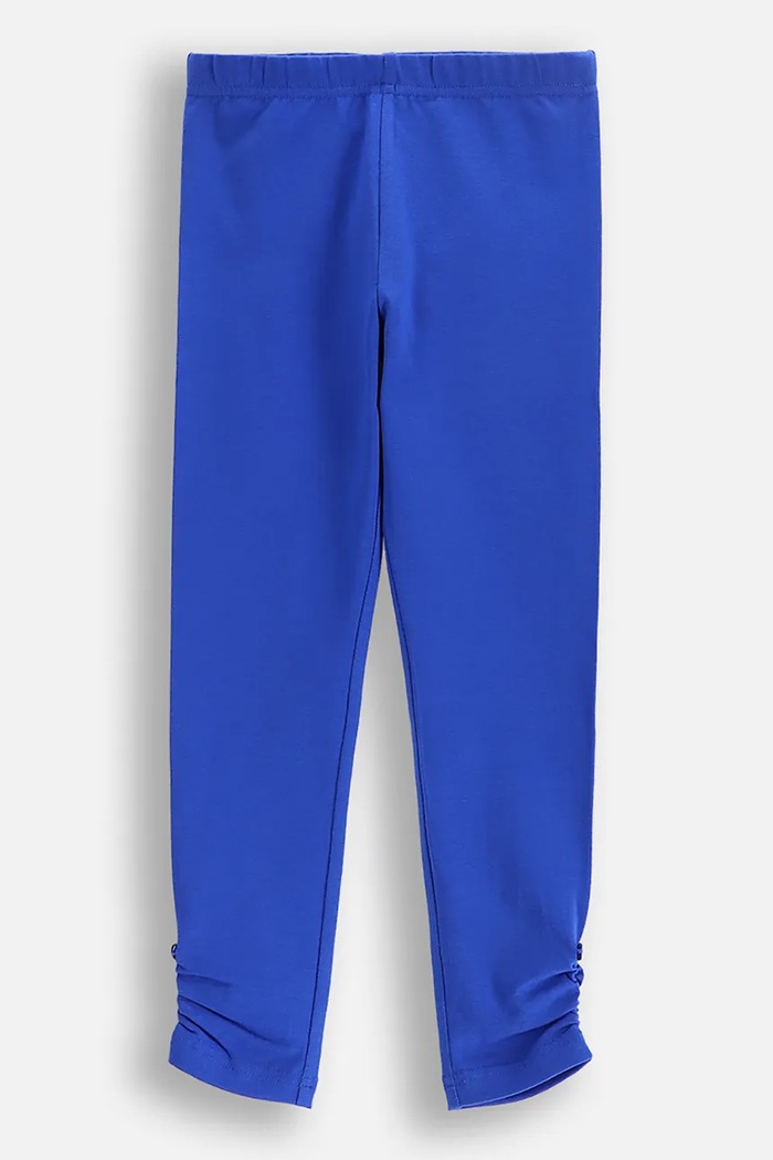 Coccodrillo legginsy bawełniane dziecięce bawełna niebieski WC5122101FGK