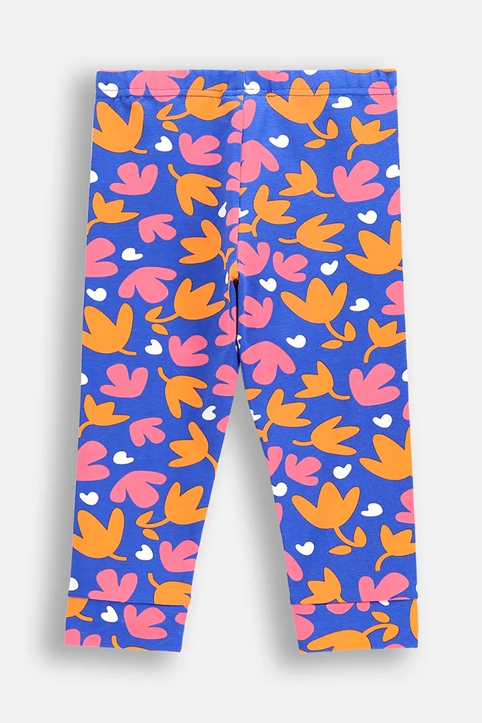 Coccodrillo Legginsy WC5122301FGK niebieski SS25