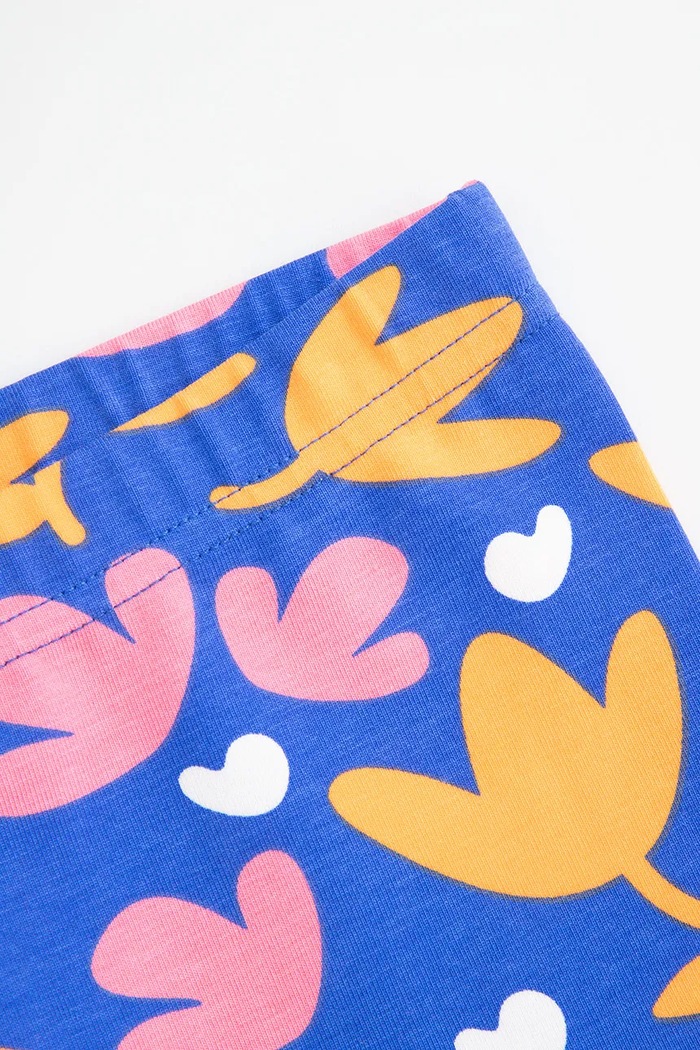 Dziewczynka Coccodrillo Legginsy WC5122301FGK niebieski