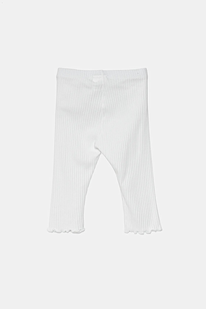 United Colors of Benetton legginsy dziecięce 3F1AGF04K.P.Seasonal biały SS25