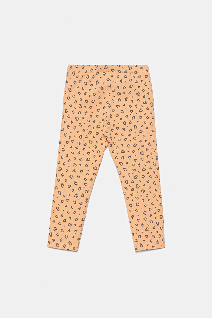 United Colors of Benetton legginsy dziecięce 3SDSGF04U.P.Seasonal pomarańczowy SS25