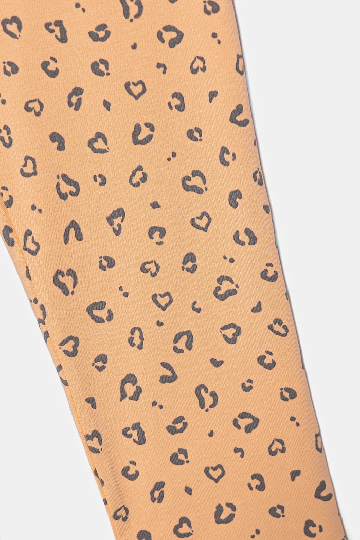 Dziewczynka United Colors of Benetton legginsy dziecięce 3SDSGF04U.P.Seasonal pomarańczowy