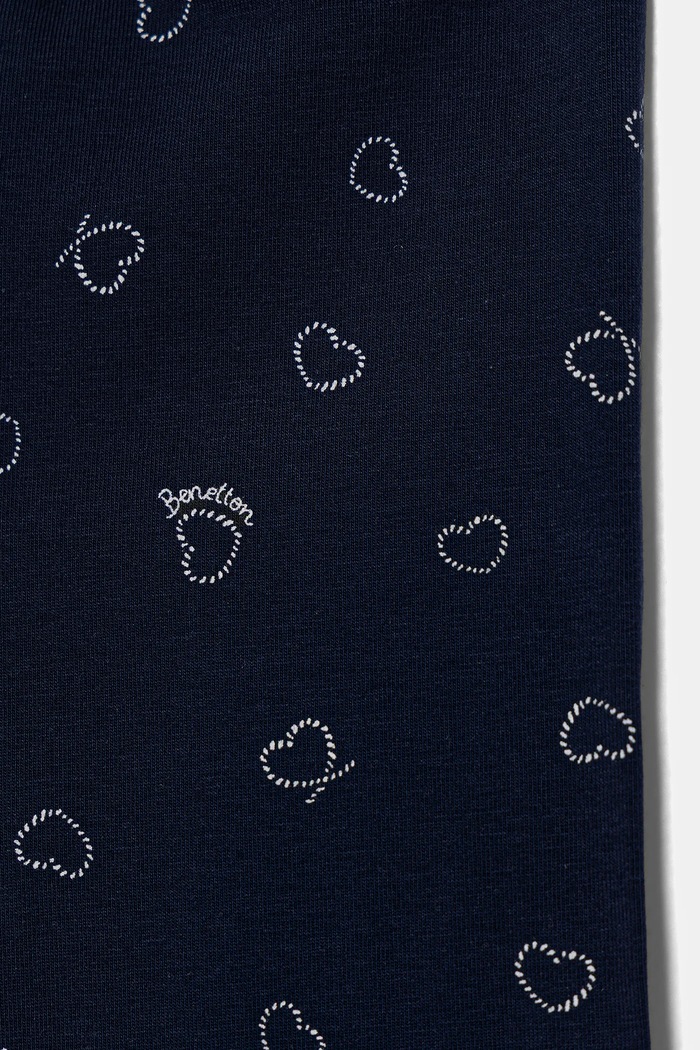 Dziewczynka United Colors of Benetton Legginsy dziecięce 3SDSGF04U.P.Seasonal granatowy