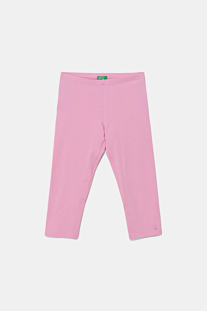 United Colors of Benetton legginsy dziecięce z elastanem różowy 3MT1CF02J.G.Season.PPYA